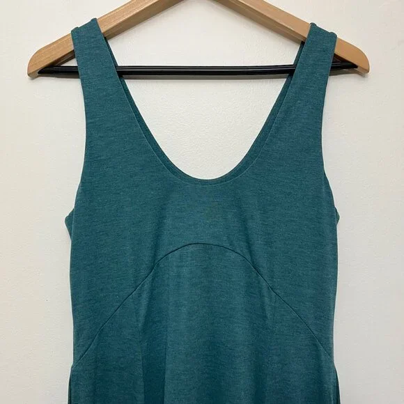 Halara U Neck Backless Split Flowy Maxi Casual Tank Dress - Picture 5 of 9